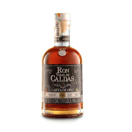 Ron Viejo de Caldas Carta de Oro 375 ml