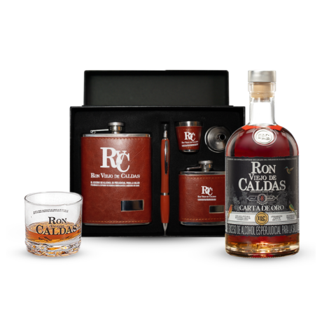 Set licorera Carta de Oro