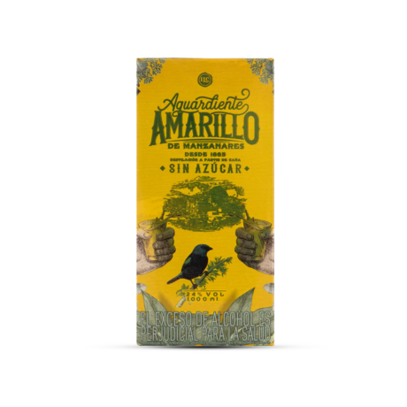 Tetrapack Aguardiente Amarillo de Manzanares 1000 ml